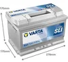 VARTA Dynamic SLI E43 Starterbatterie 12V 72Ah 680A/EN B13 Produktbild-Vorschau 2