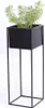 Anwicar Blumenständer Metall Schwarz Höhe 100 cm Produktbild-Vorschau 5