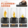 EDELFELD Premium Bioethanol Tischkamin SPARK Rund - Ruß & Produktbild-Vorschau 3