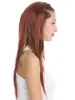 WIG ME UP Halbperücke geflochtener Haarreif Glatt Rotbraun Produktbild-Vorschau 2
