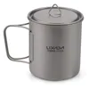 tasse de camping en titane ultralégère de 750 ml - Tasse Voir les images du produit 2