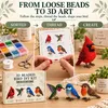 Set van 4 doe-het-zelf kralenfiguren – ANIBEAD, tuinvogels Productafbeelding-voorbeeld 5