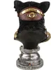Kremers Schatzkiste XXL Steampunk Katzenbüste Polyresin Produktbild-Vorschau 5