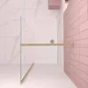 A modern bathroom with a walk-in shower. Produktbild-Vorschau