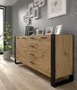 Komoda do salonu Nuka K 197 cm Kredens Szafka Dąb artisan Podgląd zdjęcia produktu 2