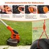 20 Stück Set Ersatz Rasentrimmer Spule Produktbild-Vorschau 5