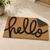Relaxdays deurmat van kokosvezel, met de tekst "Hello", Productafbeelding-voorbeeld 8