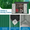Domek ogrodowy metalowy COSTWAY, szopka narzędziowa Podgląd zdjęcia produktu 7