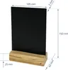 HMF 46450 Tischaufsteller Kreidetafel mit Holzfuss, DIN A6 Produktbild-Vorschau 3