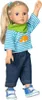 Puppen Jeans mit T-Shirt, klein, ca. 28 - 35 cm, 1Stück Produktbild-Vorschau 4