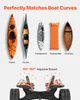 SucceBuy Chariot pour kayak pliable, capacité de charge de Voir les images du produit 5