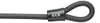 AXA Schlaufenkabel, Länge 120cm, Ø10mm, schwarz Produktbild-Vorschau 4