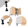 Set mit 4 verstellbaren Küchenfüßen 6 cm + Clips und Produktbild-Vorschau 4