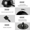 A collage of images showcasing different features of an electric grill. Produktbild-Vorschau