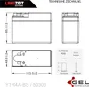 LANGZEIT YTR4A-BS GEL Roller Batterie 12V 2,5Ah 65AEN, 12V Produktbild-Vorschau 5