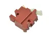 A close-up studio shot of a red and white electrical switch component against a white background. Náhľad obrázku produktu