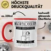 Musikbloggerin Und Prinzessin Tasse Geschenk Für Eine Produktbild-Vorschau 3