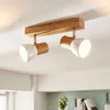 Lindby Deckenleuchte Thorin, 27 cm, 2-flg., weiß, Holz, E14 Produktbild-Vorschau 10