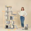 Drapak PawHut 170 cm – wieża dla kota z legowiskiem, 2 Podgląd zdjęcia produktu 3