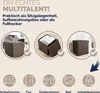 Čalouněný skládací taburet s úložným prostorem 38 x 38 x 38 Náhled obrázku produktu 15