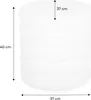 Pouf contenitore in bouclé, Bianco Anteprima dell’immagine prodotto 6