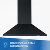 MPM MPM-60-OK-28 Maska kominowa naścienna 348 m³/h czarna Podgląd zdjęcia produktu 7