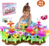 Buntes Blumen-Baukasten Spielzeug 104 Teile – Kreatives Produktbild-Vorschau 1