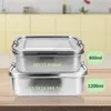 Jayseuw 800+1200ml Brotdose Edelstahl ohne Plastik BPA frei Produktbild-Vorschau 2