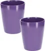 KOTARBAU® 2er Set Keramik Blumentopf Übertopf für Orchideen Produktbild-Vorschau 1