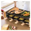 Cecotec Cheese&Grill 8200 Wood Black, 8 osôb, Oceľ, Drevo, Náhľad obrázku produktu 7