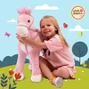 Pink Papaya Stehpferd zum draufsitzen | 60cm Spielpferd zum Produktbild-Vorschau 5