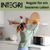 Bücherregal - Wandregal - Hängeregal - Schweberegal - Produktbild-Vorschau 9