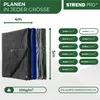 Plachta Strong 4x5 m, 200 g/m, krycí plachta, antracitová, Náhled obrázku produktu 3