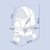 TRIXIE Buggy für Hunde - 47 × 100 × 80 cm Produktbild-Vorschau 7