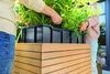 LECHUZA-Pflanzgefäß PALO Natural Wood 80 wide high Produktbild-Vorschau 5