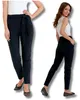 Moraj Damen Hose gerade mit Bindeband elastisch – Schwarz, Produktbild-Vorschau 1