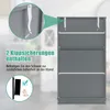 COSTWAY Armoire de salle de bain, armoire à linge avec Voir les images du produit 5