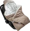 Simply Nature Musselin & Latte Velvet Decke für Kindersitz Produktbild-Vorschau 1