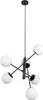 Rabalux 72194 Pendelleuchten Meduza E14 6x MAX 20 Metall Produktbild-Vorschau 2