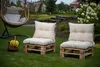 sunnypillow Polster für Gartenmöbel - 2er Set : Sitzkissen Produktbild-Vorschau 2