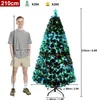 LZQ Arbre de Noël en PVC Artificiel 210 cm avec LED fibre Voir les images du produit 2