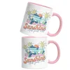 Sunshine and Good Vibes Tasse Rosa Beach Ocean Child Sonne Produktbild-Vorschau 2