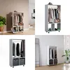 Kleiderschrank Vicco Sydney Weiß 70 x 128 cm, Model 37513 Produktbild-Vorschau 8