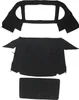 Schwarzes abriebfestes Cabrio-Verdeck aus Segeltuch MB03 Produktbild-Vorschau 2