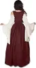 Abito medievale da donna con maniche a tromba costume da Anteprima dell’immagine prodotto 2