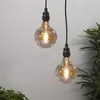 Kabel mit E27 Lampenfassung -  für Lampenschirme/Hängeleuchten - für Innen/Außen - 5m - schwarz Podgląd zdjęcia produktu