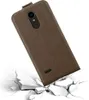 Cadorabo Hülle für LG K4 2017 Schutz Hülle in Braun Flip Produktbild-Vorschau 5