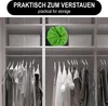 com-four® 2x Wäschesack für Reisen - faltbarer Wäschebeutel Produktbild-Vorschau 4