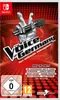 The cover art for the Nintendo Switch game 'The Voice of Germany - Das offizielle Videospiel'. Produktbild-Vorschau