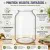 2 x 4L Einmachglas mit Schraubdeckel TO100 großes Produktbild-Vorschau 5